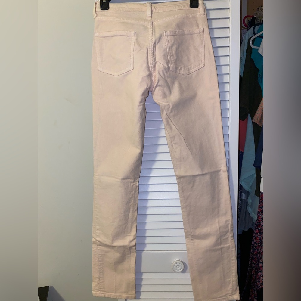 Faded pink corduroy jeans American apparel